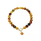 Retro Resin Flower Charm Necklace - Trendsi - Flyclothing LLC