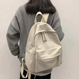 Zip Cotton Backpack Bag - Trendsi - Flyclothing LLC