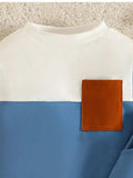 Children's Color Block Pocket Detail Top and Pants Outfit Set - Trendsi - Flyclothing LLC