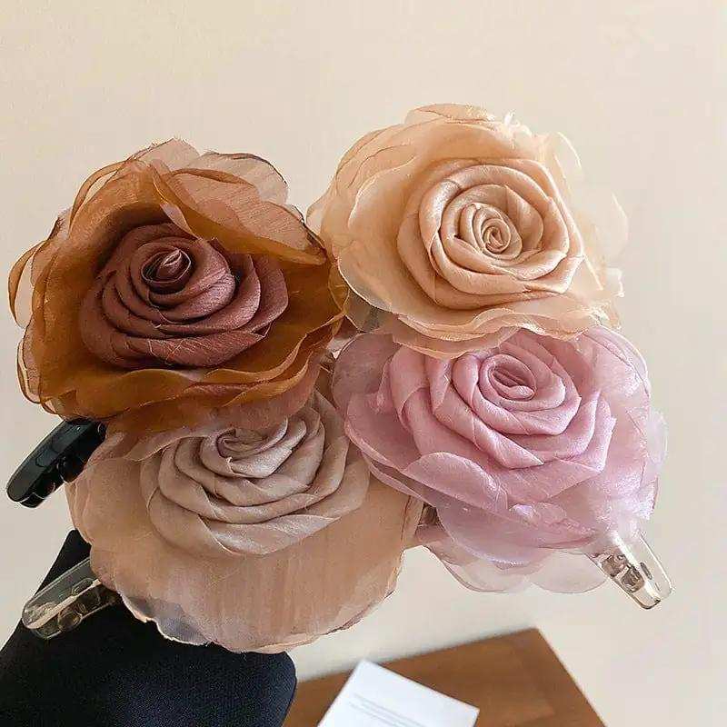 Flower Acrylic Hair Claw Clip - Trendsi - Flyclothing LLC