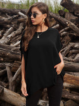 Perfee Round Neck Short Sleeve T-Shirt - Trendsi - Flyclothing LLC