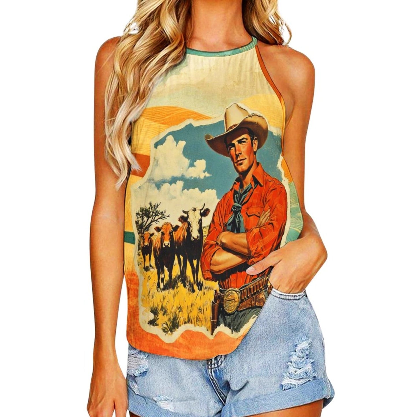 Baha Ranch Cattle Rancher Tank Top - Baha Ranch Western Wear - Flyclothing LLC