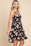 Culture Code Full Size Floral Frill Cami Dress - Trendsi
