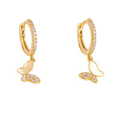 S925 Silver Korean-Style Sweet Butterfly Earrings - My Store - Flyclothing LLC