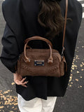 Vintage Top Handle Crossbody Bag - Trendsi - Flyclothing LLC