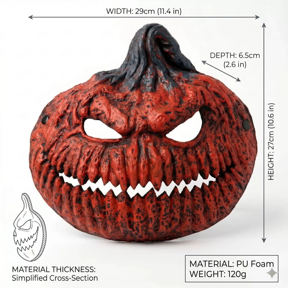 Halloween Pumpkin Mask Decoration - My Store - Flyclothing LLC
