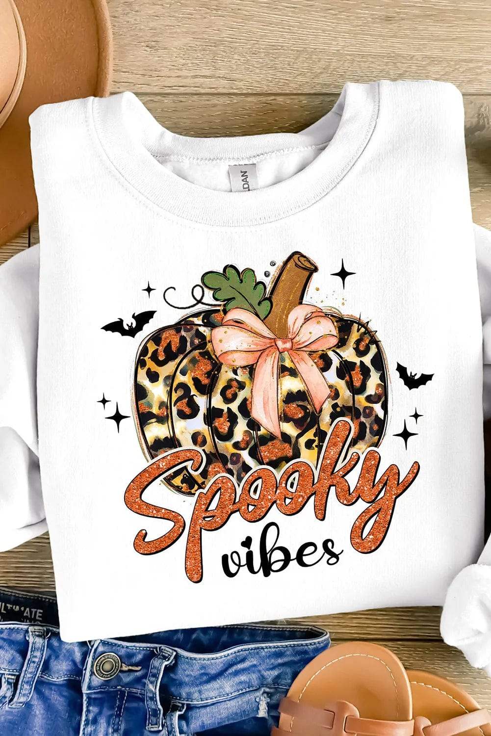 Graphic Round Neck Long Sleeve Sweatshirt - Trendsi - Flyclothing LLC