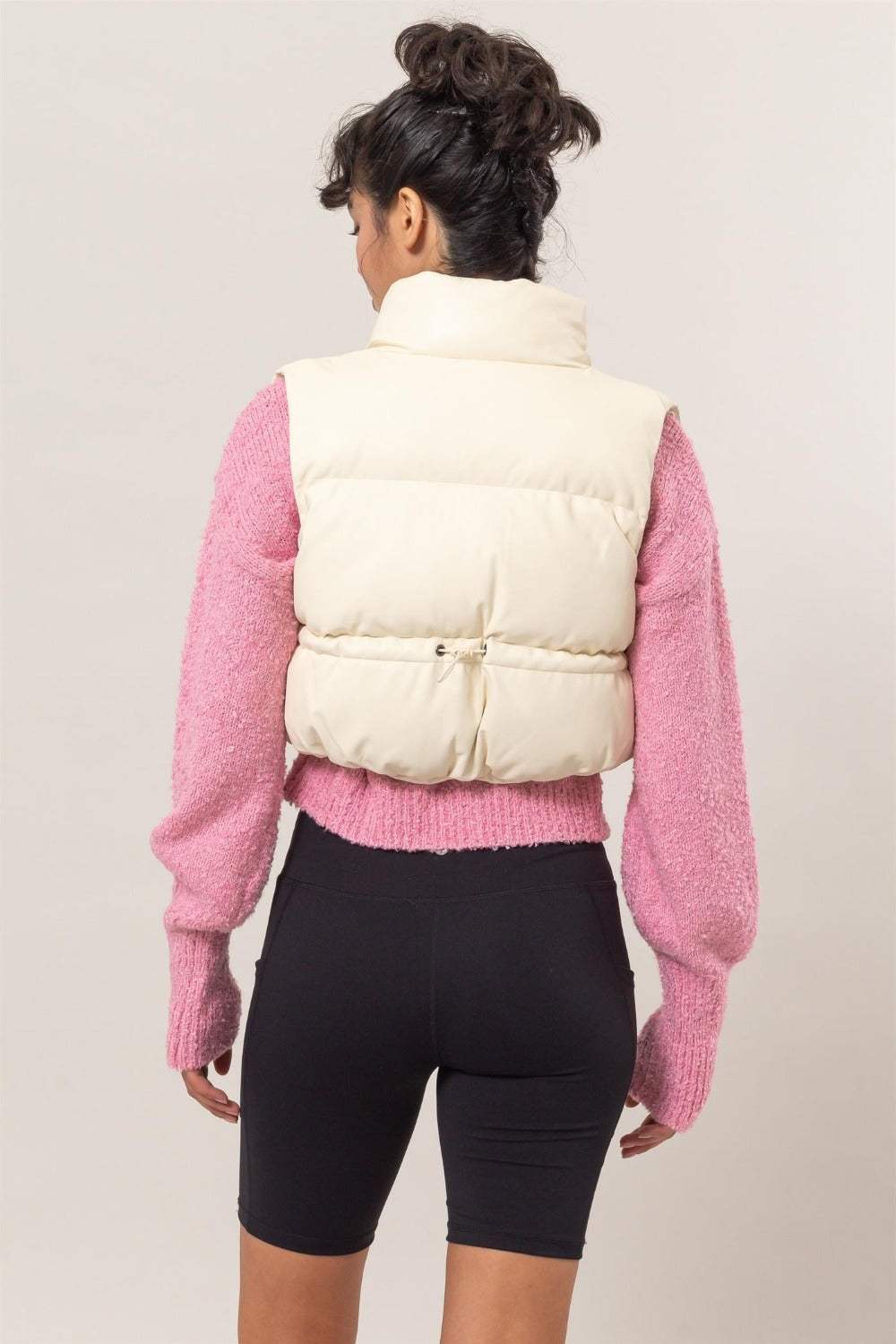 HYFVE Pocketed Solid Vest Coat - Trendsi - Flyclothing LLC