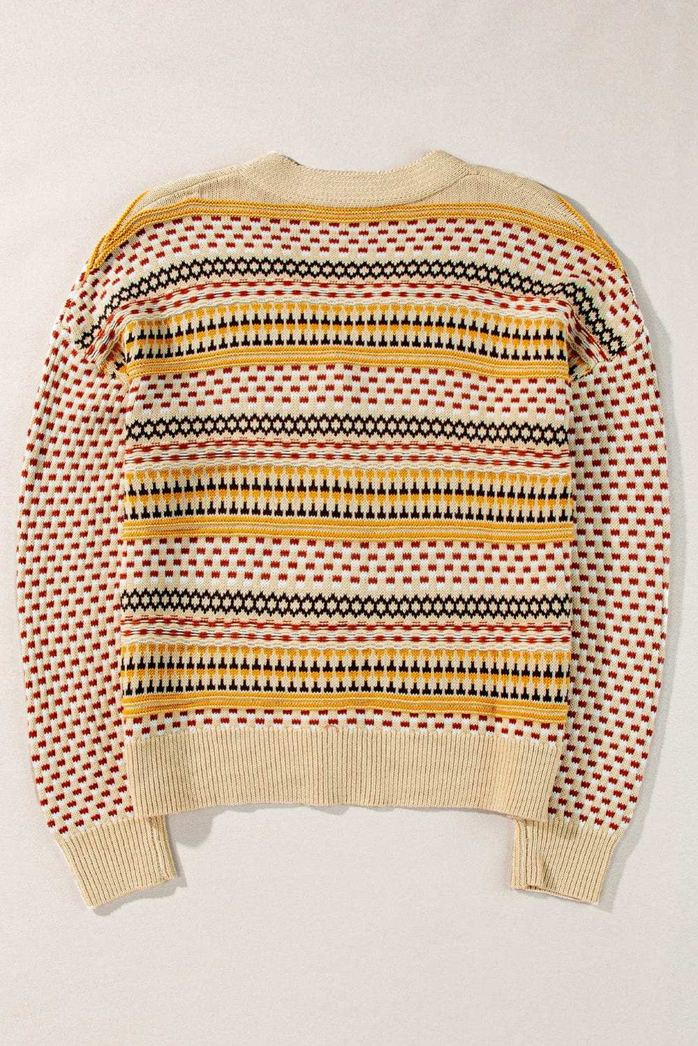 Button Down Long Sleeve Cardigan - Trendsi - Flyclothing LLC