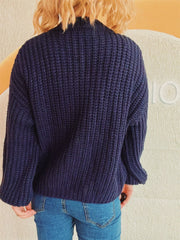 Button Up Long Sleeve Cardigan - Trendsi