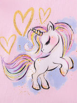 Children's Unicorn Graphic Ruffle Sleeve Tulle Dress - Trendsi - Flyclothing LLC