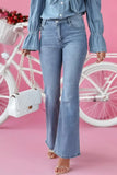 Bootcut Jeans with Pockets - Trendsi