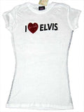 I Love Elvis Tee White - Elvis Presley - Flyclothing LLC