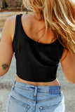 Scoop Neck Wide Strap Tank - Trendsi - Flyclothing LLC