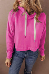 Drawstring Long Sleeve Hoodie - Trendsi - Flyclothing LLC