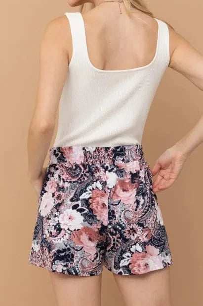 And The Why Wrinkle-free Stretchy Cooling Fabric Shorts - Trendsi - Flyclothing LLC