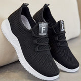 Breathable Mesh Lace Up Athletic - Trendsi - Flyclothing LLC