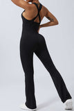 Crisscross Wide Strap Sleeveless Jumpsuit - Trendsi - Flyclothing LLC