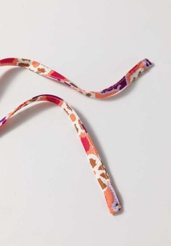 Printed Tie Neck Long Sleeve Blouse - Trendsi - Flyclothing LLC