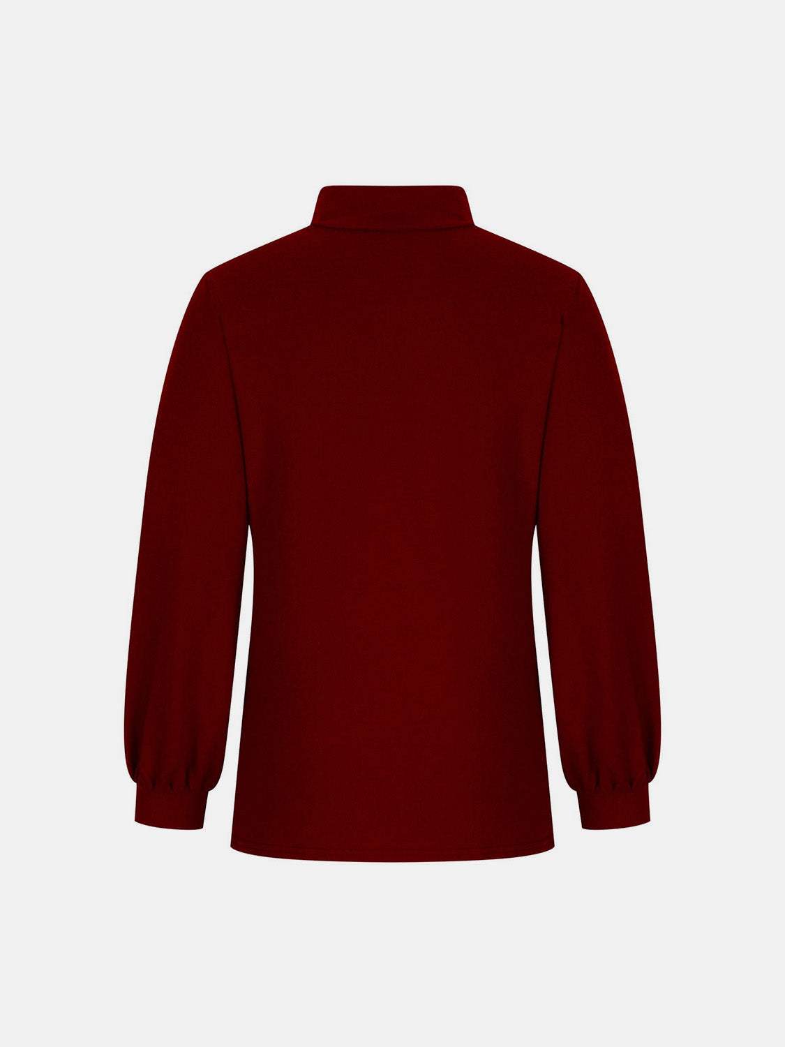 Full Size Mock Neck Long Sleeve T-Shirt - Trendsi - Flyclothing LLC