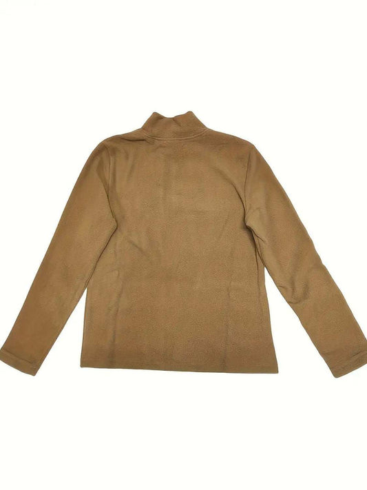 Zip Up Long Sleeve Jacket - Trendsi - Flyclothing LLC