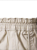 Men's Elastic Waist Shorts with Pockets - Trendsi - Flyclothing LLC
