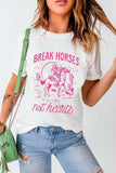 Graphic Round Neck Short Sleeve T-Shirt - Trendsi - Flyclothing LLC