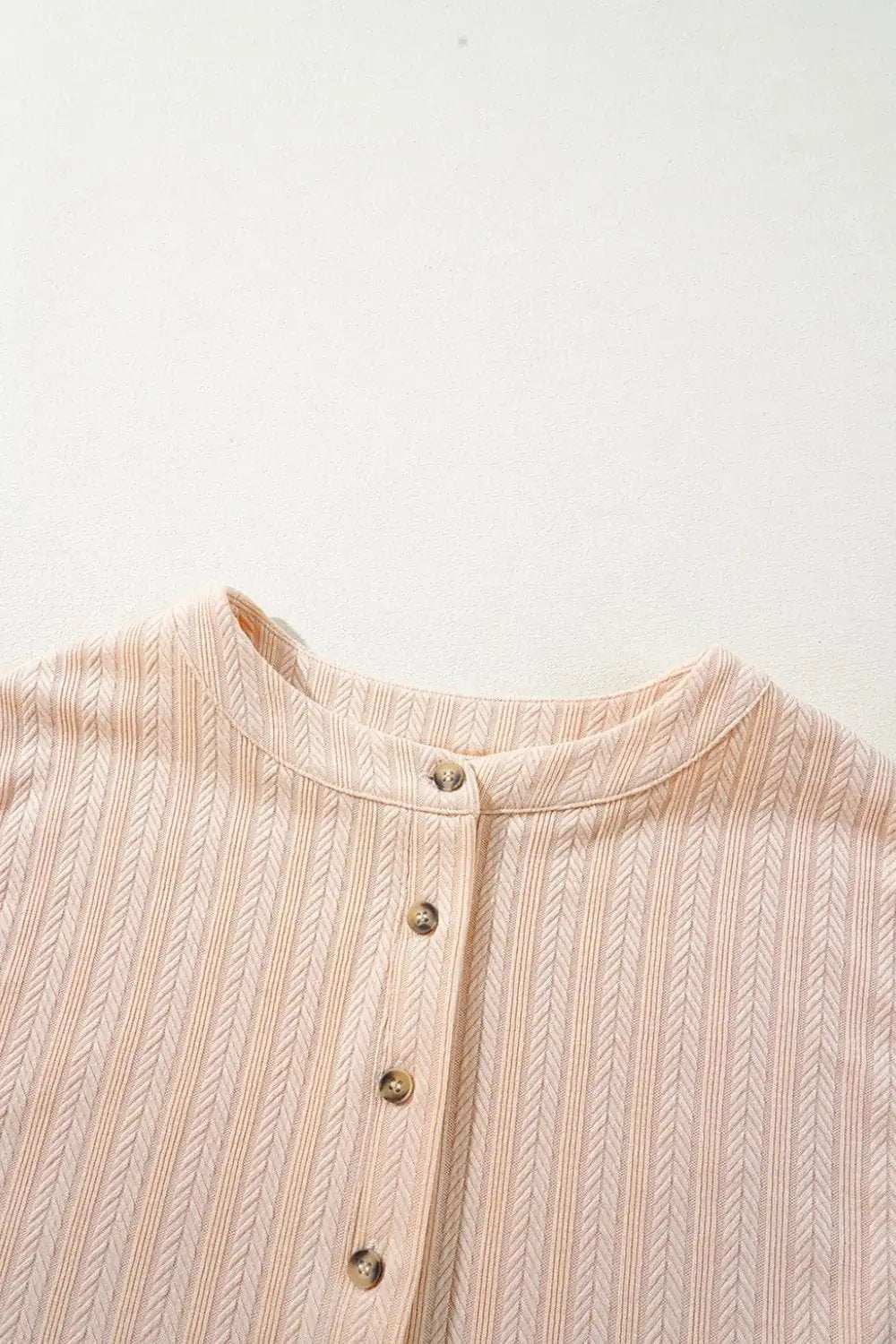 Textured Button Front Wide Leg Cap Sleeve Jumpsuit - Trendsi - Flyclothing LLC