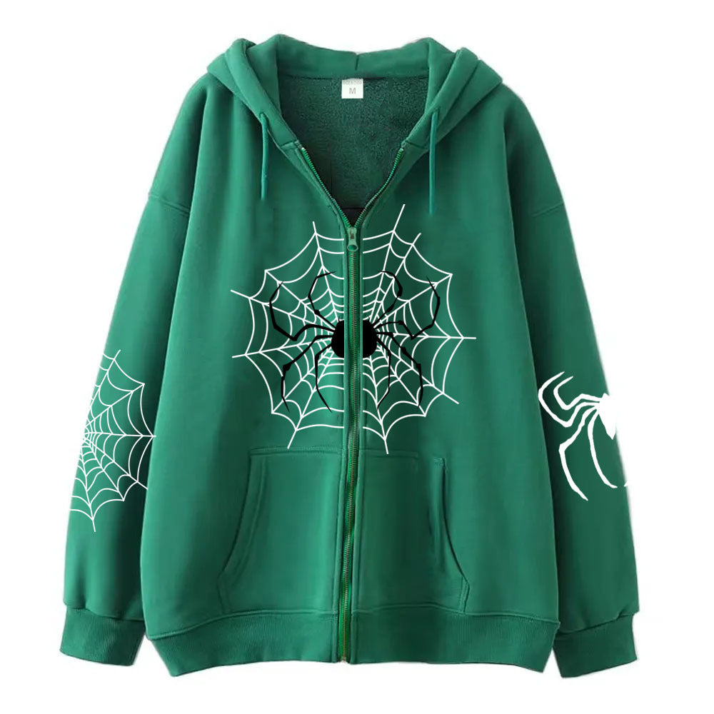 Spider Zipper Sweater Halloween Decoration - My Store - Flyclothing LLC