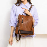 PU Leather Backpack Bag - Trendsi - Flyclothing LLC
