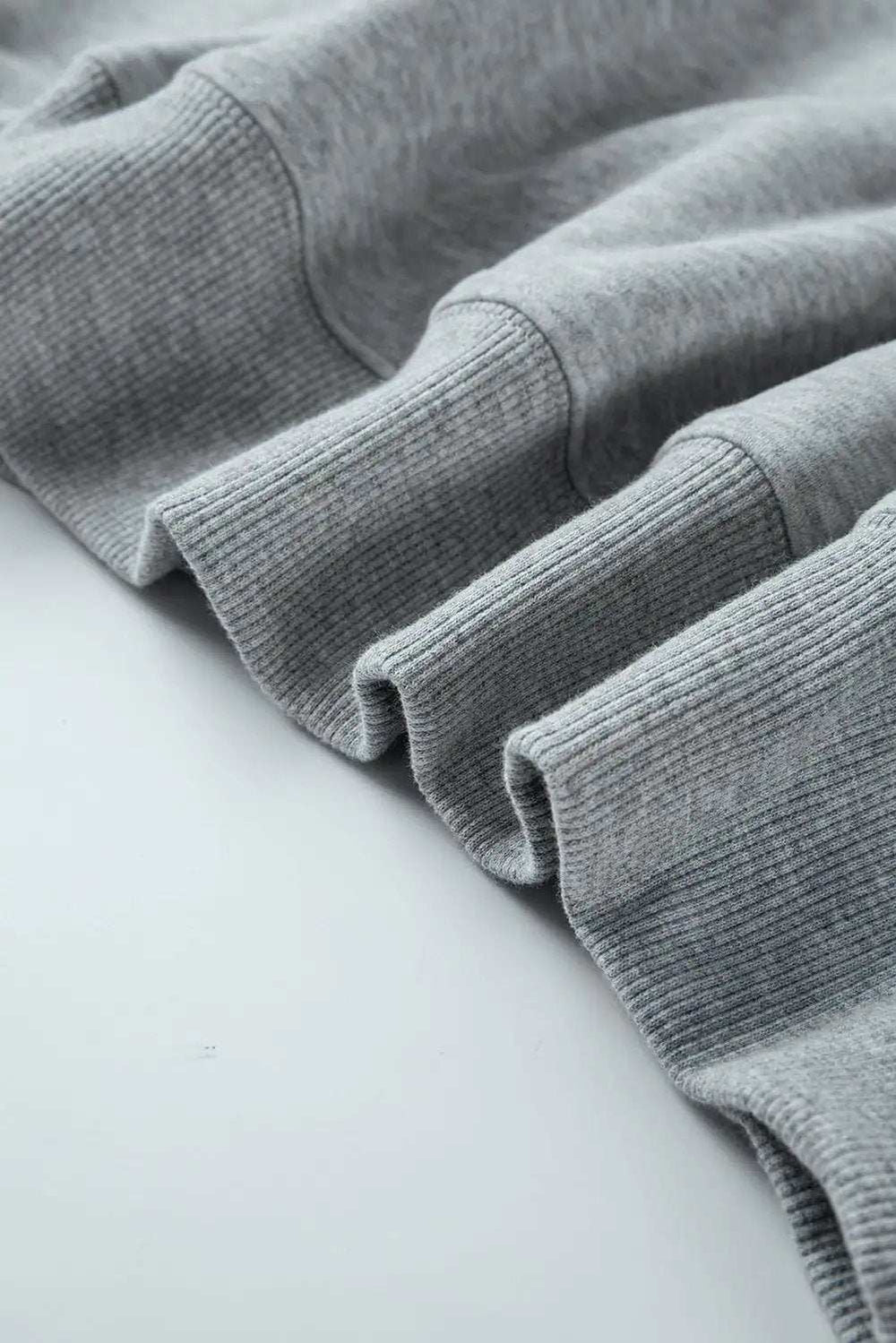 Round Neck Long Sleeve Sweatshirt - Trendsi - Flyclothing LLC