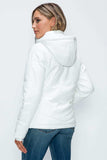 How Dare U Pocketed Zip Up Puffer Jacket with Removable Hood - Trendsi - Flyclothing LLC