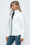 How Dare U Pocketed Zip Up Puffer Jacket with Removable Hood - Trendsi - Flyclothing LLC