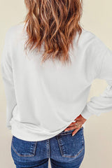 Pumpkin & Bow Graphic Long Sleeve Sweatshirt - Trendsi - Flyclothing LLC