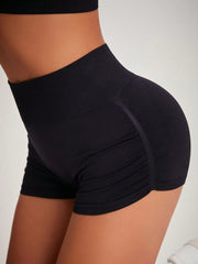 High Waist Active Shorts - Trendsi