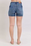 Judy Blue Full Size High Waist Denim Shorts Plus Size - Trendsi - Flyclothing LLC