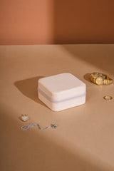 PU Leather Square Jewelry Box - Trendsi