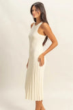 HYFVE Round Neck Bodycon Ribbed Knit Dress - Trendsi