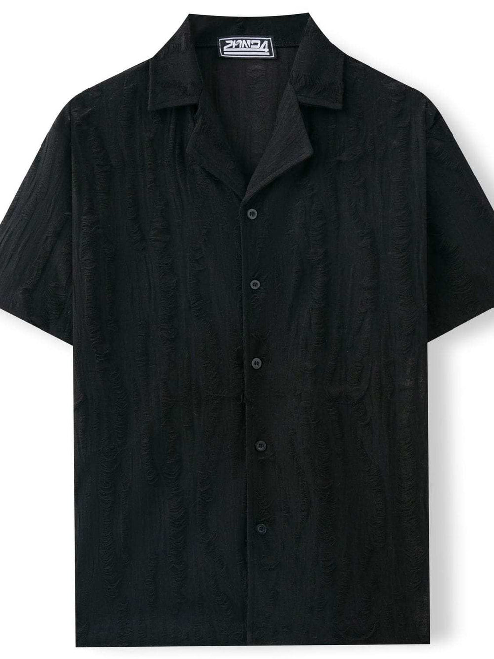 Men's Plus Size Collared Neck Short Sleeve Shirt - Trendsi - Flyclothing LLC