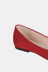 Forever Link Pointy Toe Slip On Flat Loafers - Trendsi