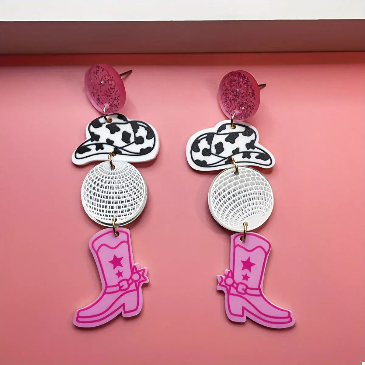 Cowgirl Boots Dangle Earrings - Trendsi - Flyclothing LLC
