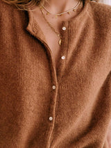 Button Down Long Sleeve Sweater - Trendsi - Flyclothing LLC