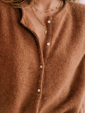 Button Down Long Sleeve Sweater - Trendsi - Flyclothing LLC