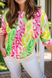 Plus Size Printed Round Neck T-Shirt - Trendsi - Flyclothing LLC