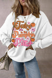 Letter Graphic Long Sleeve Sweatshirt - Trendsi - Flyclothing LLC