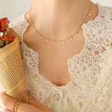 Titanium Steel Charm Necklace - Trendsi - Flyclothing LLC