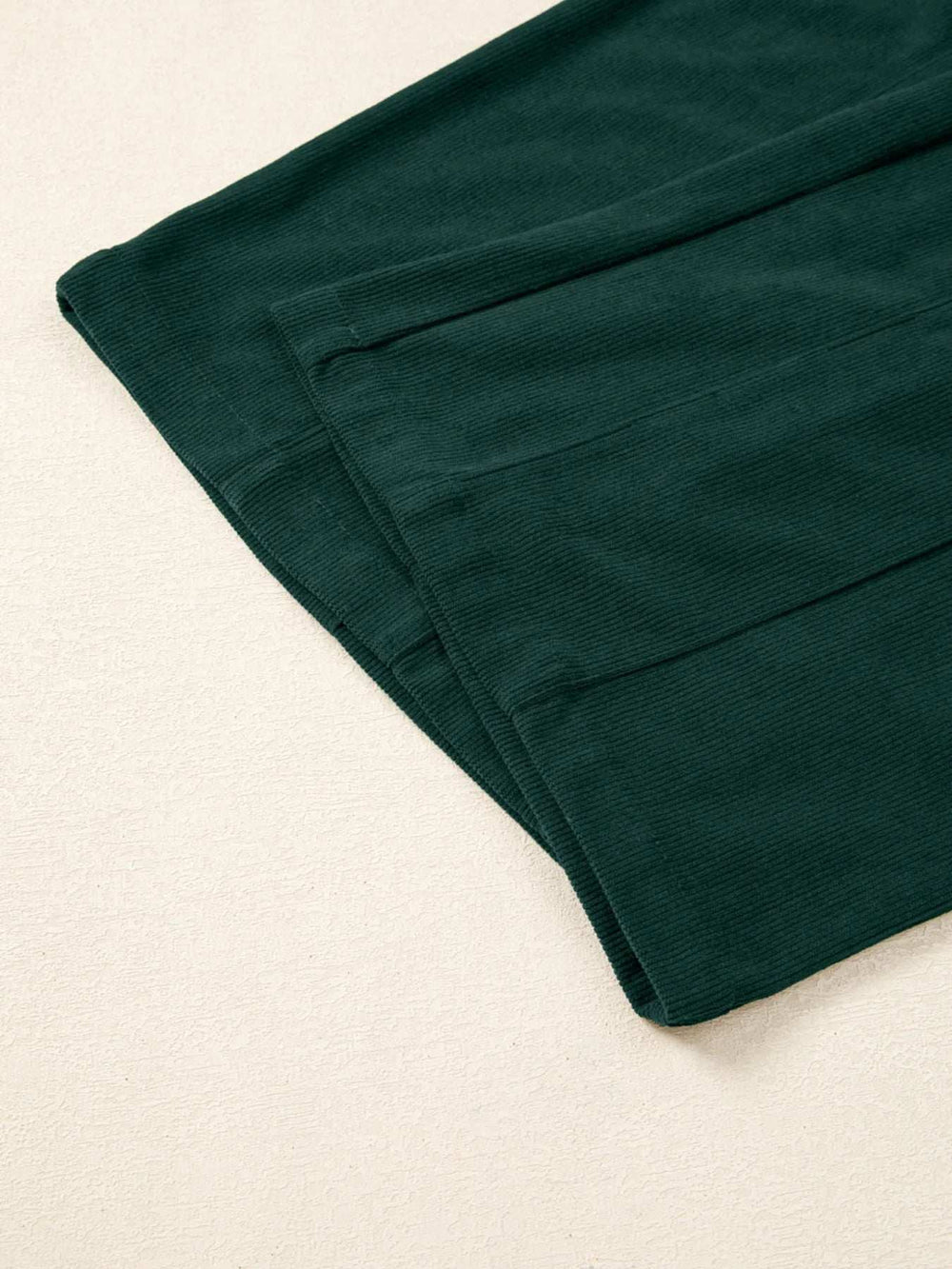 Corduroy V Neck Patched Pocket Sleeveless Jumpsuit - Trendsi - Flyclothing LLC