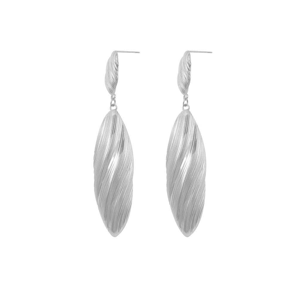 Stainless Steel Dangle Earrings - Trendsi - Flyclothing LLC
