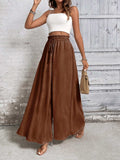 Tied High Waist Wide Leg Pants - Trendsi - Flyclothing LLC