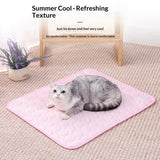 Pet Sofa Cooling Ice Silk Pad Temperature Lowering Sleeping Mat